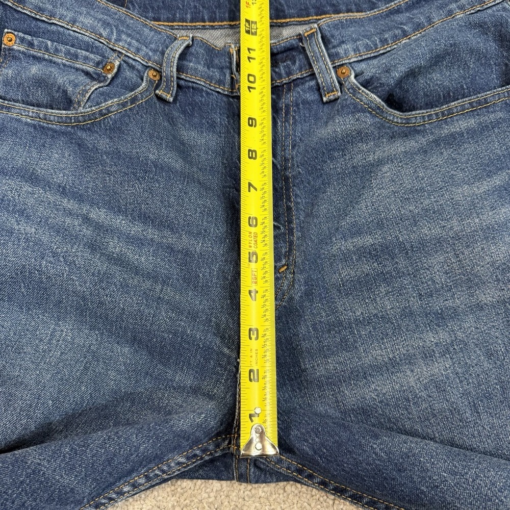 Levi's Mens 505 Jeans 34x34 Straight Leg Blue Medium Wash Denim Classic Everyday - Picture 4 of 9